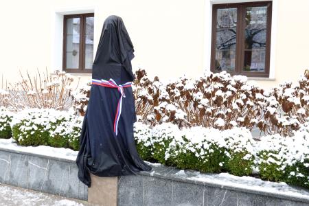 Odkritje doprsnega kipa dr Alfreda Šerka 01 Foto Ljubo Vukelič